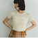 ビスチェ風切り替えニットトップス≪手洗い可能≫