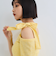 ワンショルリボンカットトップス≪手洗い可能≫