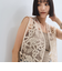 チュールシシュウスカラップベスト≪手洗い可能≫