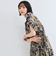 ペイズリー柄スモックシャツワンピース≪手洗い可能≫