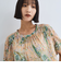 ペイズリー柄ハンドスモックブラウス≪手洗い可能≫