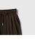ミニ裏毛ピンタックワイドパンツ≪手洗い可能≫