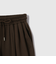 ミニ裏毛ピンタックワイドパンツ≪手洗い可能≫