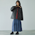 ボアカラーフェイクレザーブルゾン