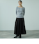 ワイドプリーツスリットスカート≪手洗い可能≫