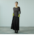 ワイドプリーツスリットスカート≪手洗い可能≫