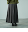 ワイドプリーツスリットスカート≪手洗い可能≫