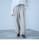 【着回し抜群】裏毛2タックパンツ