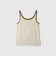 バイカラーパイピングタンクトップ