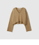 テープヤーンショート丈カーディガン