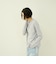 ヘンリーネックレイヤードTシャツ