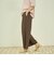 【涼やかストレッチ】ワイドパンツ