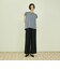 コットンソロナフレンチスリーブTシャツ