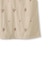花柄刺繍ベロア　ナロースカート