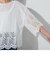 前後2WAYカットワークレースブラウス≪洗濯機で洗える≫
