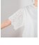【socolla】コットンレースドッキングTシャツ≪洗濯機で洗える≫