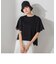 【socolla】コットンレースドッキングTシャツ≪洗濯機で洗える≫