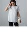 バック釦デザインTシャツ≪手洗い可能≫