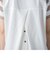 バック釦デザインTシャツ≪手洗い可能≫