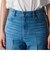【socolla】WATER LESS DENIMサイドラインパンツ≪洗濯機で洗える≫