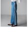 【socolla】WATER LESS DENIMサイドラインパンツ≪洗濯機で洗える≫
