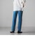 【socolla】WATER LESS DENIMサイドラインパンツ≪洗濯機で洗える≫