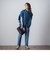 【socolla】WATER LESS DENIMサイドラインパンツ≪洗濯機で洗える≫