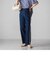 【socolla】WATER LESS DENIMサイドラインパンツ≪洗濯機で洗える≫