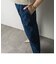 【socolla】デニムワイドパンツ≪洗濯機で洗える≫
