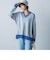 【WEB限定カラーあり】Wフェイス配色Vネックプルオーバー≪リバーシブル≫