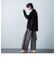 レトロジャガードサイドラインニットパンツ≪手洗い可能≫