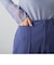 裏起毛ストレッチセンターラインフレアパンツ≪洗濯機で洗える≫