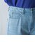 【socolla】センタープレスフレアデニムパンツ≪洗濯機で洗える≫