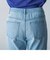 【socolla】センタープレスフレアデニムパンツ≪洗濯機で洗える≫