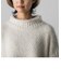 モールフェザーロールネックニットプルオーバー≪手洗い可能≫