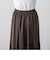 マットサテンアシンメトリーヘムスカート≪洗濯機で洗える≫