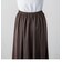 マットサテンアシンメトリーヘムスカート≪洗濯機で洗える≫