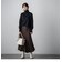 マットサテンアシンメトリーヘムスカート≪洗濯機で洗える≫