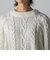 ローゲージケーブルニットプルオーバー≪手洗い可能≫