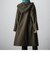 メルトンジャージーフーディZIPロングコート