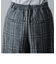 グレンチェックワイドパンツ≪手洗い可能≫