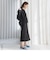 フロントボタンジョーゼットベイカースカート≪セットアップ対応/洗濯機で洗える≫