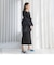 フロントボタンジョーゼットベイカースカート≪セットアップ対応/洗濯機で洗える≫