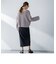 カットジョーゼットフロントベンツストレートスカート≪セットアップ対応/手洗い可能≫