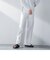 【ECOBLUE】ベイカーディテールワイドパンツ≪洗える≫
