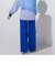 【ECOBLUE】ベイカーディテールワイドパンツ≪洗える≫
