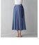 【WEB限定カラーあり】シャンブレー異素材ドッキングスカート≪セットアップ対応≫