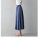 【WEB限定カラーあり】シャンブレー異素材ドッキングスカート≪セットアップ対応≫
