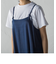 デニムキャミソールワンピース≪洗濯機で洗える≫