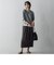 2WAYジョーゼットランダムタックスカート≪セットアップ対応/洗濯機で洗える≫